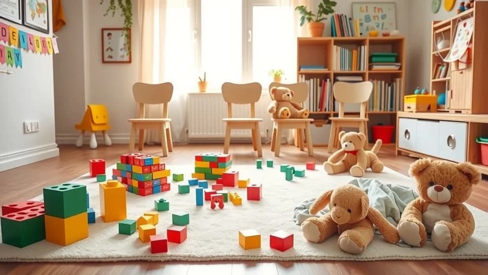 Barn på förskola när förälder är sjuk