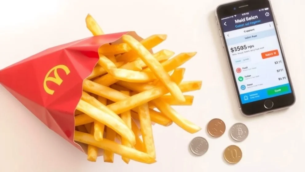 Hur mycket kostar en mellan pommes på McDonald's