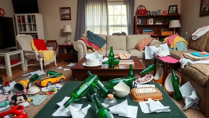 Mamma är galen och pappa är full